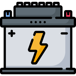 Car battery icon