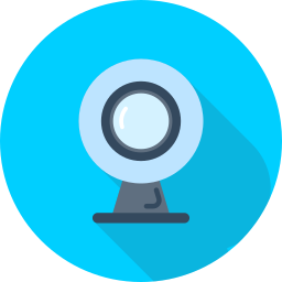 cámara de seguridad icono