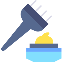 tinte para el cabello icono