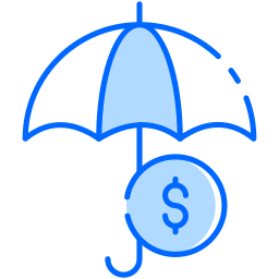 protección financiera icono