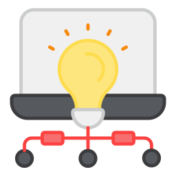 idea en línea icono