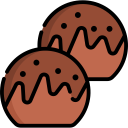 Шоколадные шары иконка