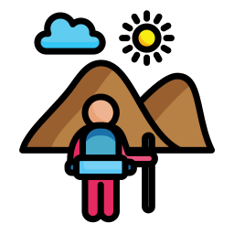 pasear icono