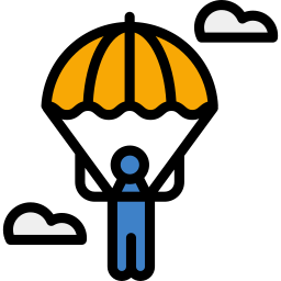 Parachutist icon