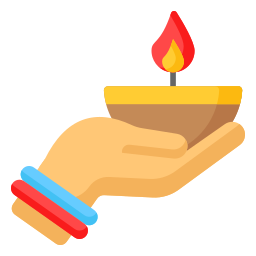 diwali diya icono