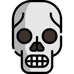 Cráneo icono