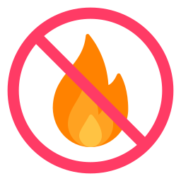 no fuego icono