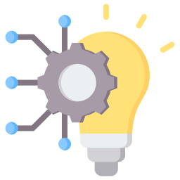innovación disruptiva icono