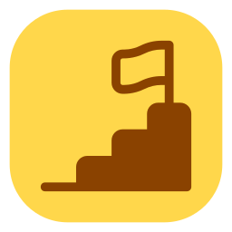 escala de la carrera icono