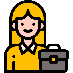 Working woman icon