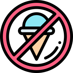 No ice cream icon