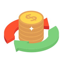 Money flow icon