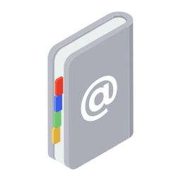 Contact book icon