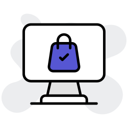 comercio electrónico icono