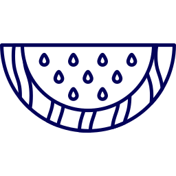 sandía icono