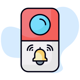 timbre con vídeo icono