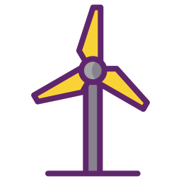 Wind turbine icon