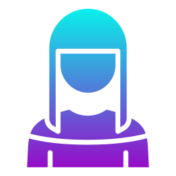 avatar de mujer icono