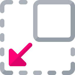 크기 조정 icon