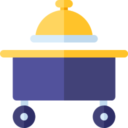 Food trolley icon