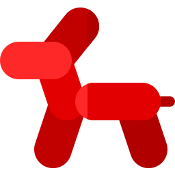 perro globo icono