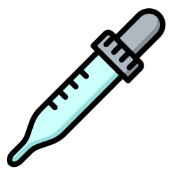gota de pipeta icono