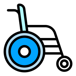 silla de ruedas icono