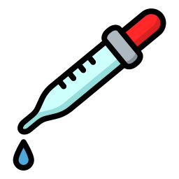 gota de pipeta icono