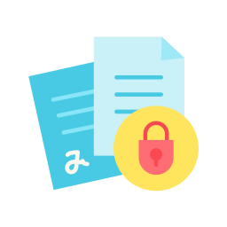 información segura icono