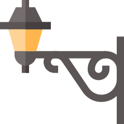 Street lamp icon