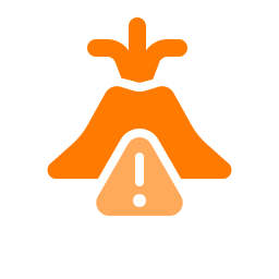 erupción icono
