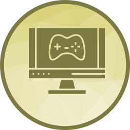 control de juegos icono