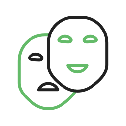 dos caras icono