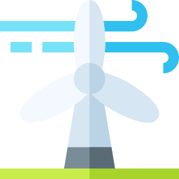 Wind energy icon