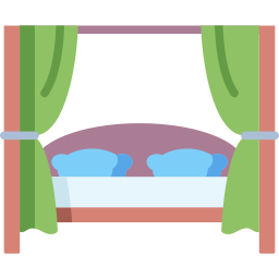 캐노피 침대 icon