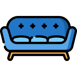 Seater sofa icon
