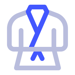 Judo suit icon
