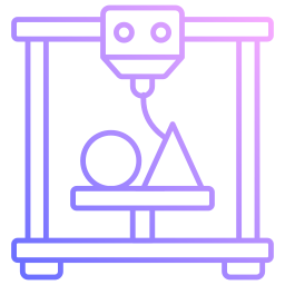 impresión 3d icono