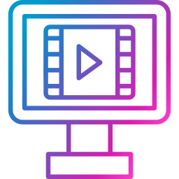 redattore video icona