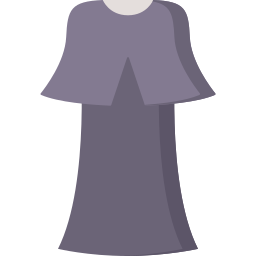 Black dress icon