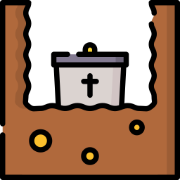 enterrement Icône