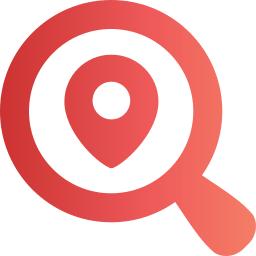 ubicación de búsqueda icono
