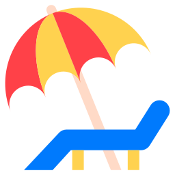 vacaciones de verano icono