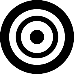 Target shooting icon