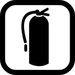 Fire extinguisher signal icon