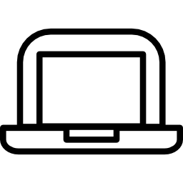 frontal laptop icon