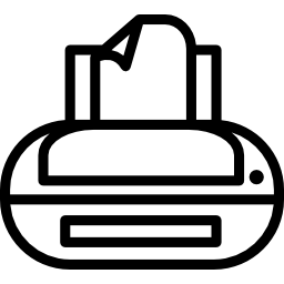 Paper printing device icon