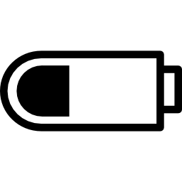 estado de carga de batería baja icono