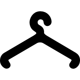Clothes hanging tool icon