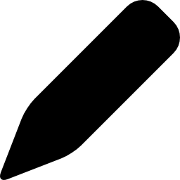 Black crayon icon